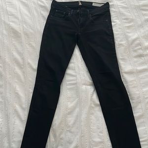 Rag & Bone Black Skinny Jeans
